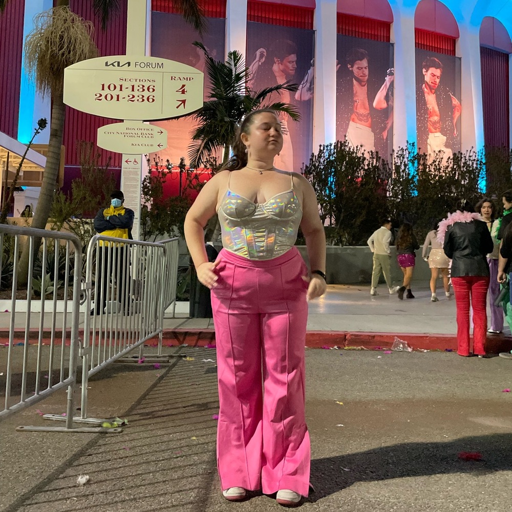Pink Zara Trousers!